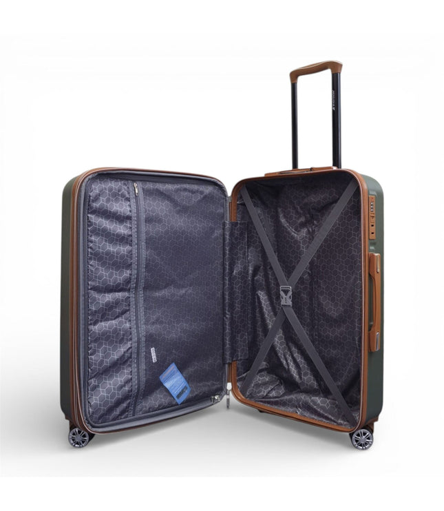 Armidale Medium Hard Shell Suitcase in Green
