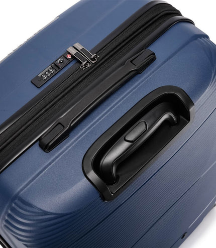 Abiko Set of 3 Hard Shell Suitcase in Navy