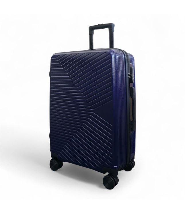 Junee Medium Hard Shell Suitcase in Navy Blue