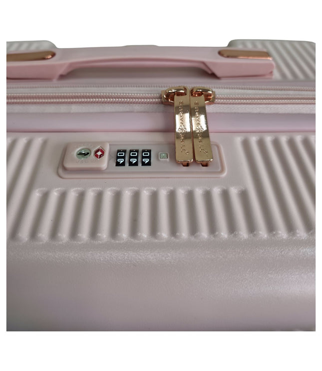 Cowra Large Hard Shell Suitcase in Rose Gold