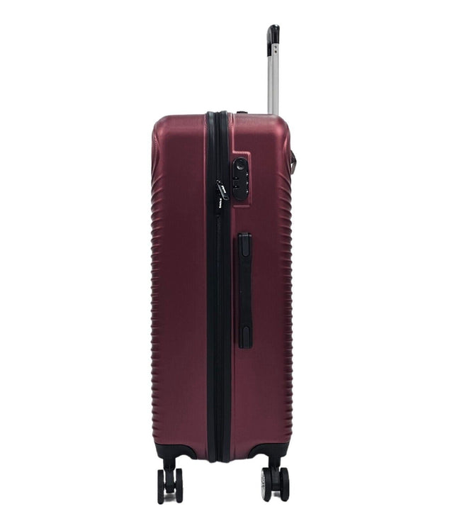 Chorley Large Hard Shell Suitcase in Burgundy