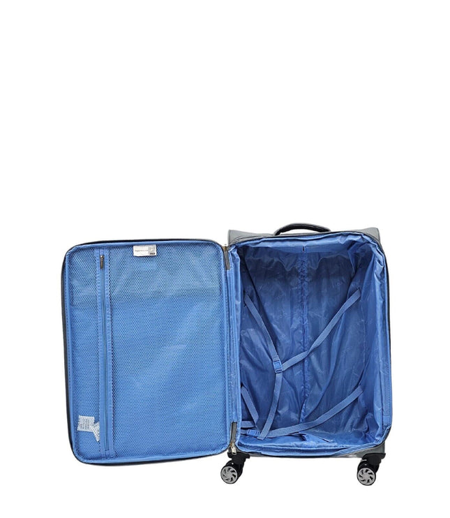 Beverley Cabin Soft Shell Suitcase in Grey