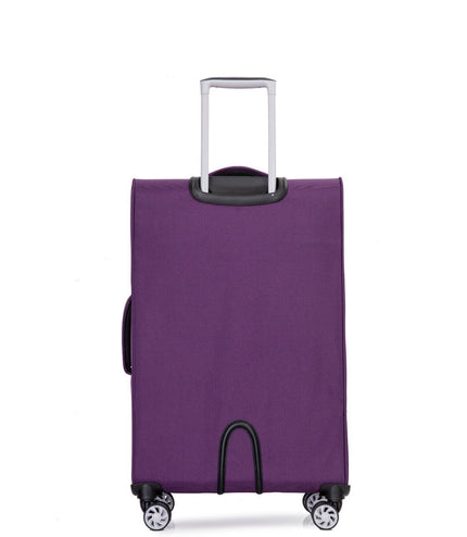 Beverley Large Soft Shell Suitcase in Purple