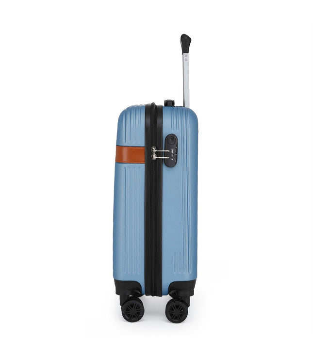Calgary Cabin Hard Shell Suitcase in Blue