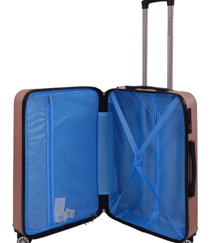Alford Medium Hard Shell Suitcase in Rose Gold