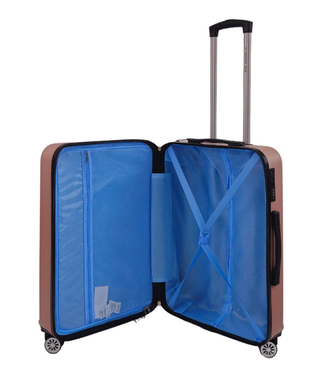Alford Medium Hard Shell Suitcase in Rose Gold
