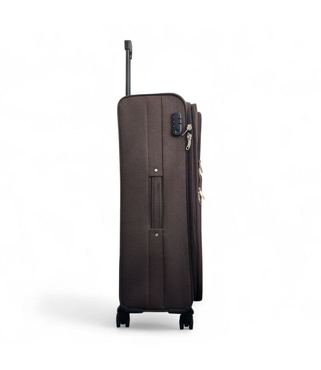 Gosford Large Soft Shell Suitcase in Brown