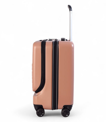 Durable EasyJet Ryanair 39 x 26 x 51.5 cm Pink Front Open Cabin Luggage Travel Suitcase
