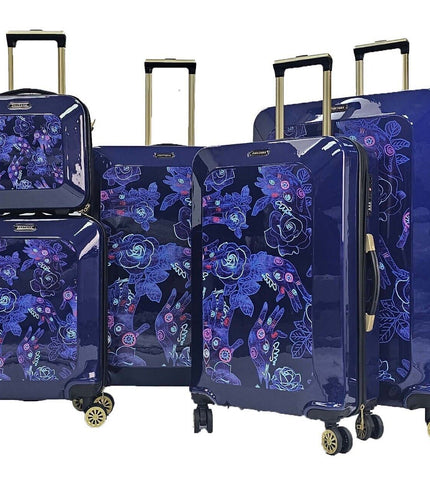 Canvey Set of 4 Hard Shell Suitcase in Blue