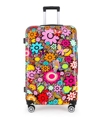 Congleton Large Hard Shell Suitcase in Flower