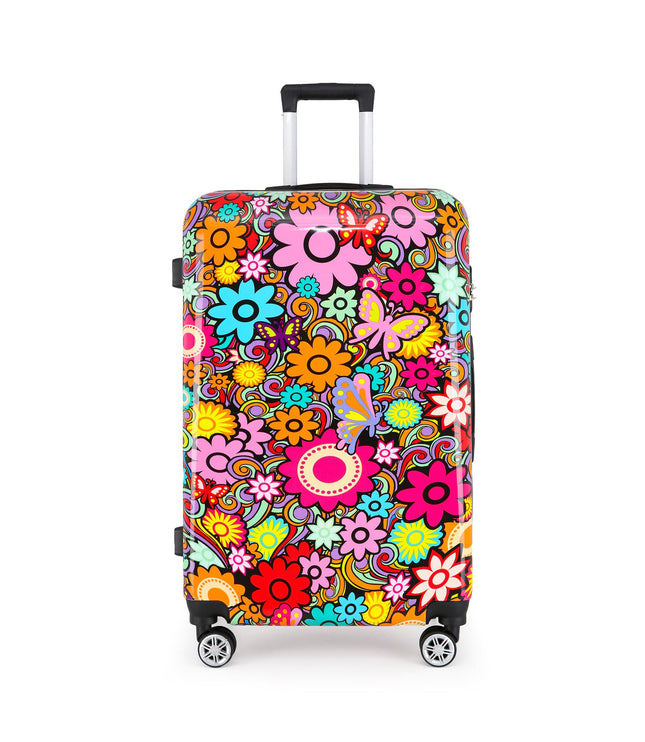 Congleton Large Hard Shell Suitcase in Flower