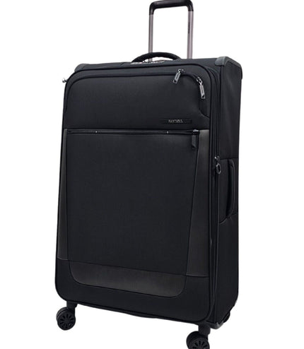 Bourne Large Soft Shell Suitcase in Black