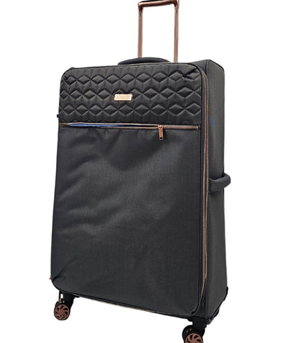 Bexley Large Soft Shell Suitcase in Grey