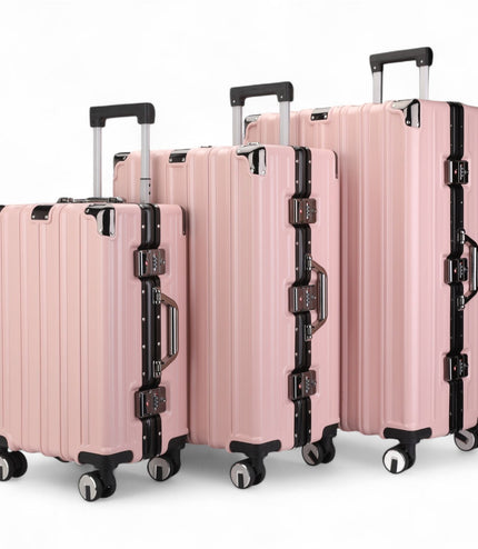 Airdrie Set of 3 Hard Shell Suitcase in Pink