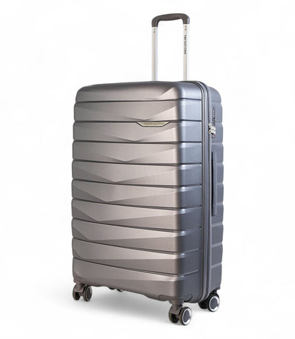 Forster Large Hard Shell TSA Suitcase in Smoke Grey