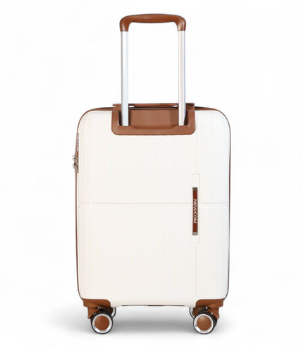 Corowa Large Hard Shell Suitcase in White