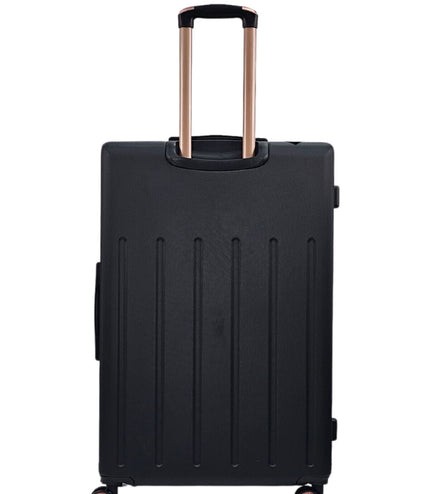 Cramlington Large Soft Shell Suitcase in Black