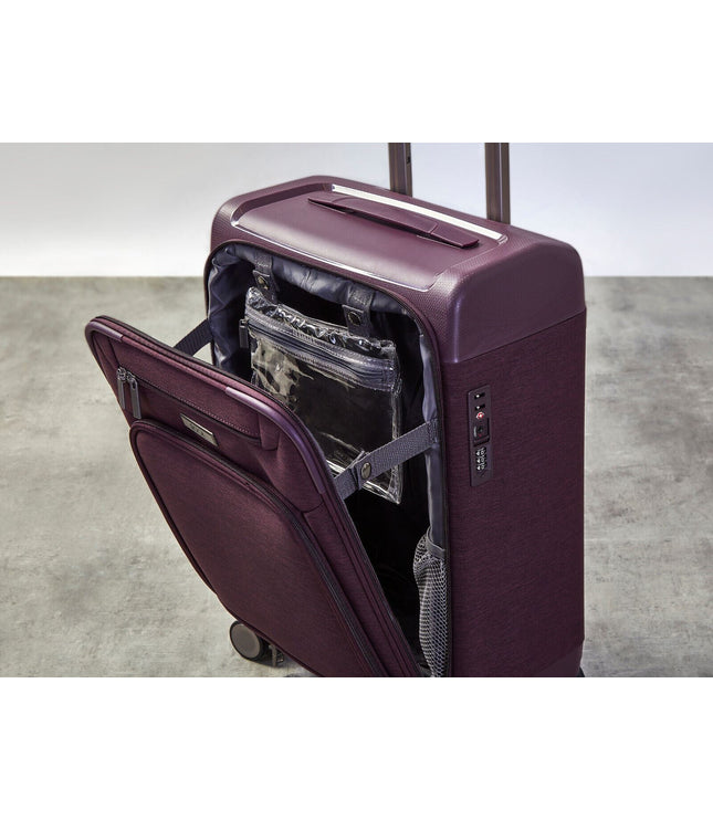 Amesbury Large Soft Shell Suitcase in Purple