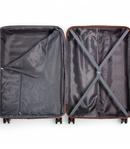 Armidale Large Hard Shell Suitcase in Coffee