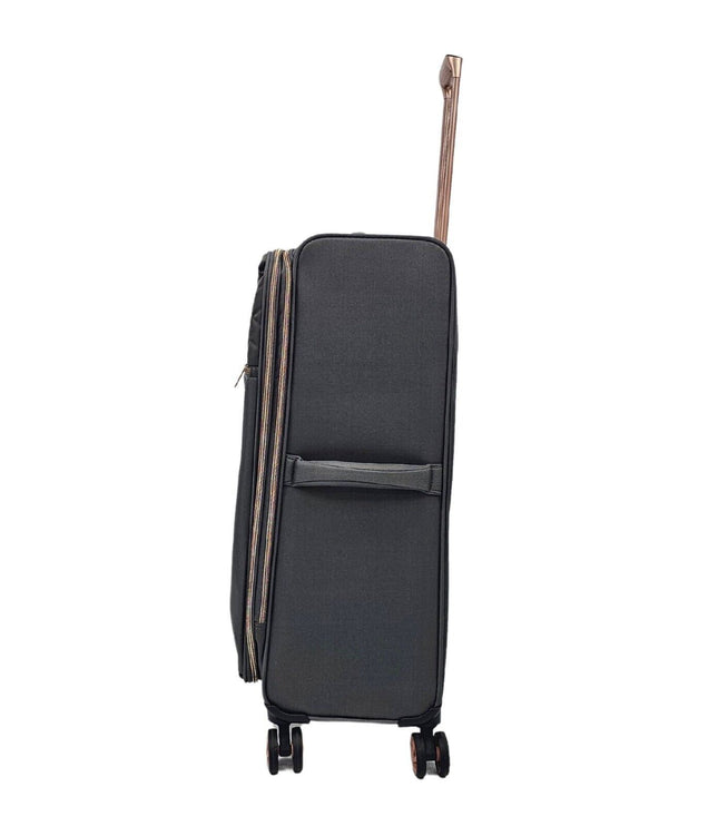Bexley Medium Soft Shell Suitcase in Grey