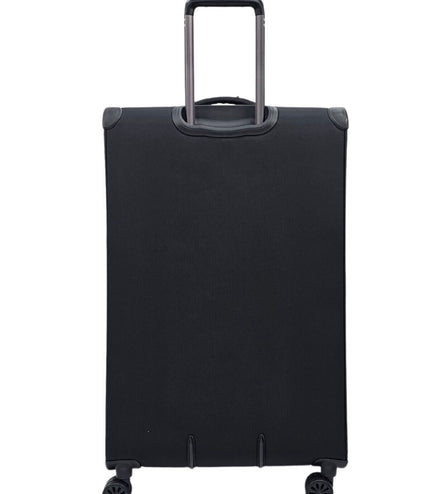 Bourne Large Soft Shell Suitcase in Black