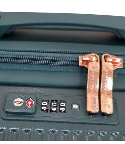 Cowra Large Hard Shell Suitcase in Dark Green