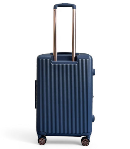 Cowra Medium Hard Shell Suitcase in Navy Blue