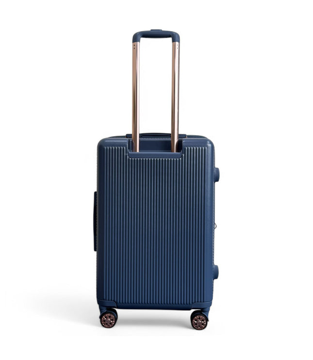 Cowra Medium Hard Shell Suitcase in Navy Blue