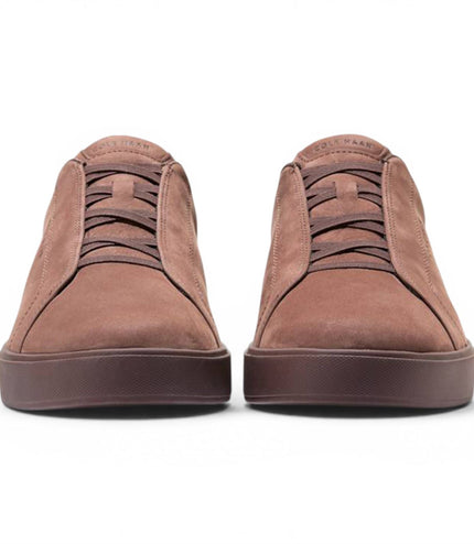 Cole Haan Men's GrandPro Luxe Mile Trainer Brown Nubuck Sneakers - C44437