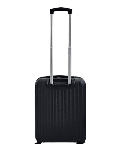 Alsager Cabin Hard Shell Suitcase in Black