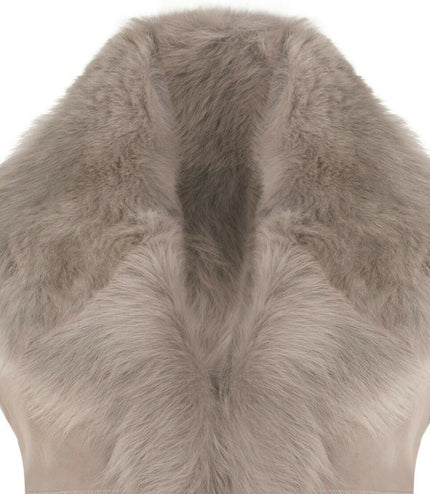 Women's Toscana Sheepskin Long Gilet-Sorocaba - Light Grey