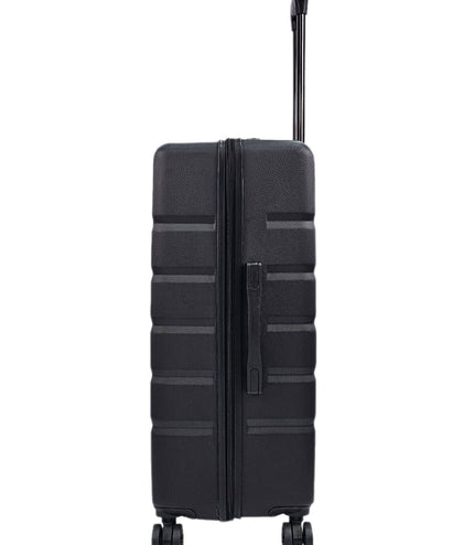 Cotgrave Medium Soft Shell Suitcase in Black