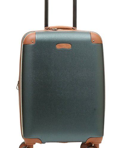 Amble Cabin Hard Shell Suitcase in Green