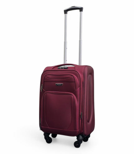 Nagoya Cabin Soft Shell Suitcase in Wine