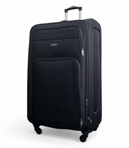 Nagoya X-Large Soft Shell Suitcase in Black