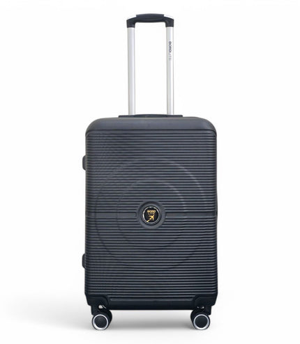 Seto Medium Hard Shell Suitcase in Black
