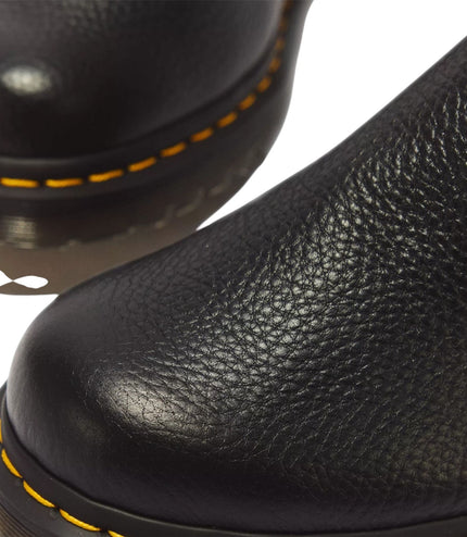 Dr Martens 2976 Leonore II Black Fur Lined Chelsea Boots - 41416001