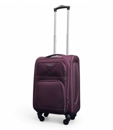 Nagoya Cabin Soft Shell Suitcase in Purple