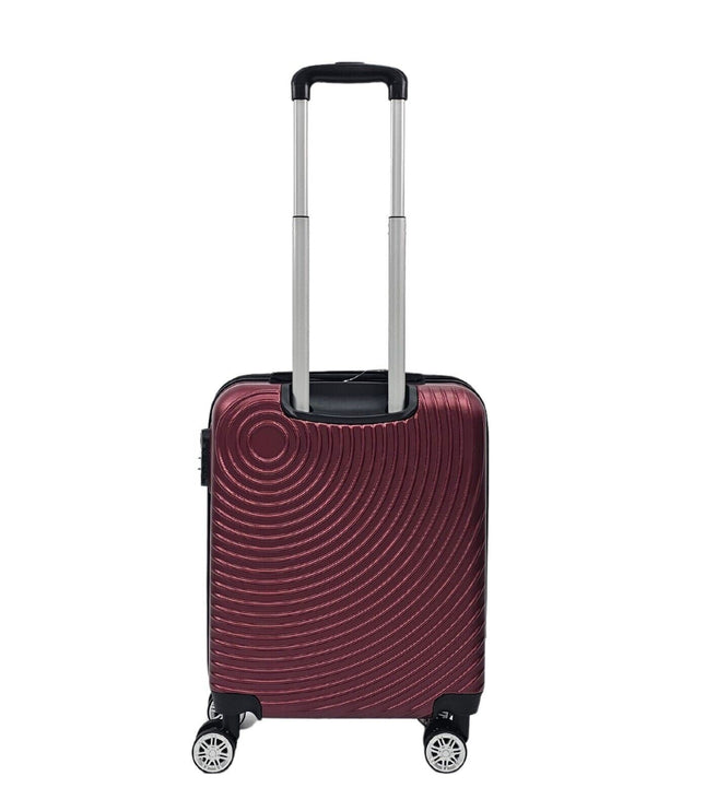 Chorley Cabin Hard Shell Suitcase in Burgundy