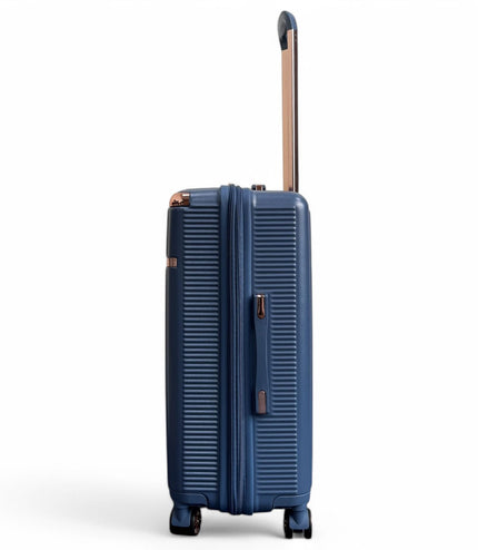 Cowra Medium Hard Shell Suitcase in Navy Blue