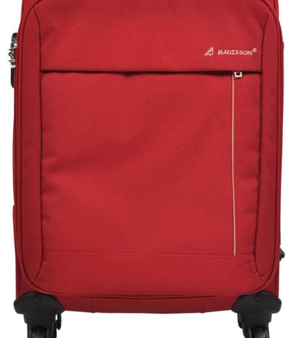 Clevedon Cabin Soft Shell Suitcase in Red