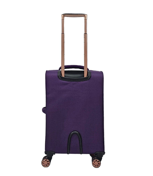 Bexley Cabin Soft Shell Suitcase in Purple