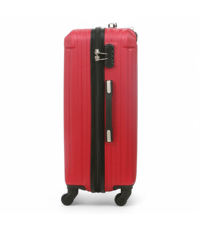 Corowa Large Hard Shell Suitcase in Red
