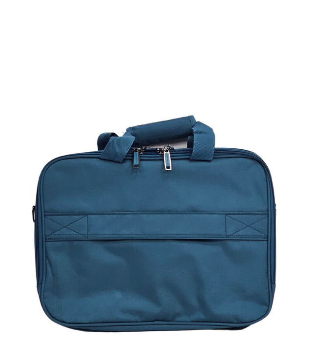 Corby Laptop Soft Shell Suitcase in Teal