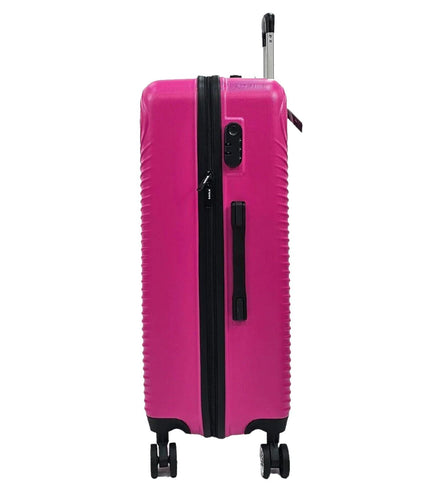 Chorley Extra Large Hard Shell Suitcase in Fuschia