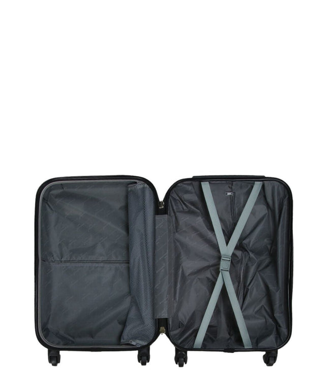 Croydon Cabin Hard Shell Suitcase in Black