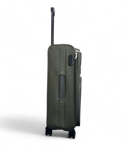 Gosford Medium Soft Shell Suitcase in Green