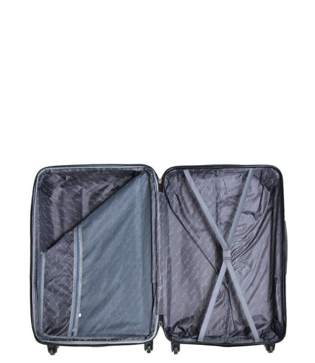 Coalville Medium Hard Shell Suitcase in Black