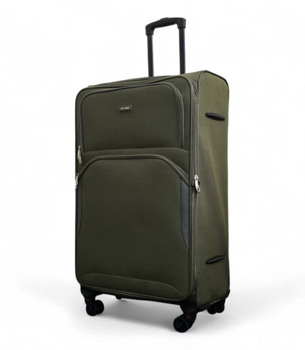 Gosford Large Soft Shell Suitcase in Green