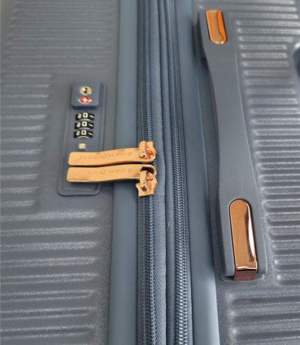 Cowra Medium Hard Shell Suitcase in Navy Blue